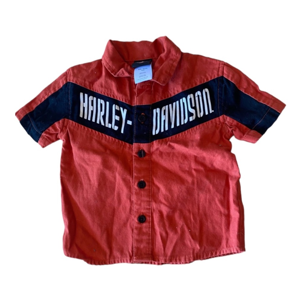 Harley Davidson - button down shirt